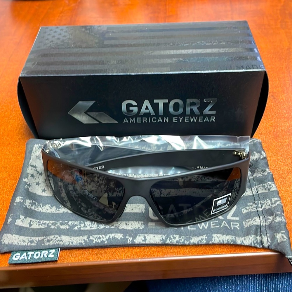 Gatorz Specter Polarized sunglasses; cerakote black. Like new hardly worn.